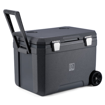 Cool box 45L grey - 3 days insulation - 4 cooling elements - temperature-safe closure