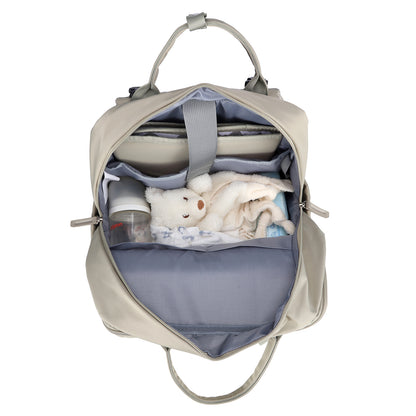 Brisby slijtvaste Luiertas – verzorgingstas – met buggymontage - Mist Green