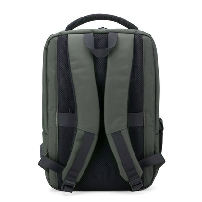 Brisby Rugzak Pro 1 – Laptoprugzak tot 15,7 inch voor Werk, School en Reizen – Waterafstotend – Met Tabletvak, Antidiefstalvak en Trolleysleeve - Groen