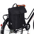 Fietstrolley Tas 2-in-1 Fietstas en Trolley Zwart 18-28L Laptopvak Verstelbare Hendel Bevestigingssysteem - Zwart