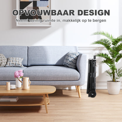 Packaway Boodschappentrolley 50L XL zwart - incl. deksel - 35 kg draagvermogen