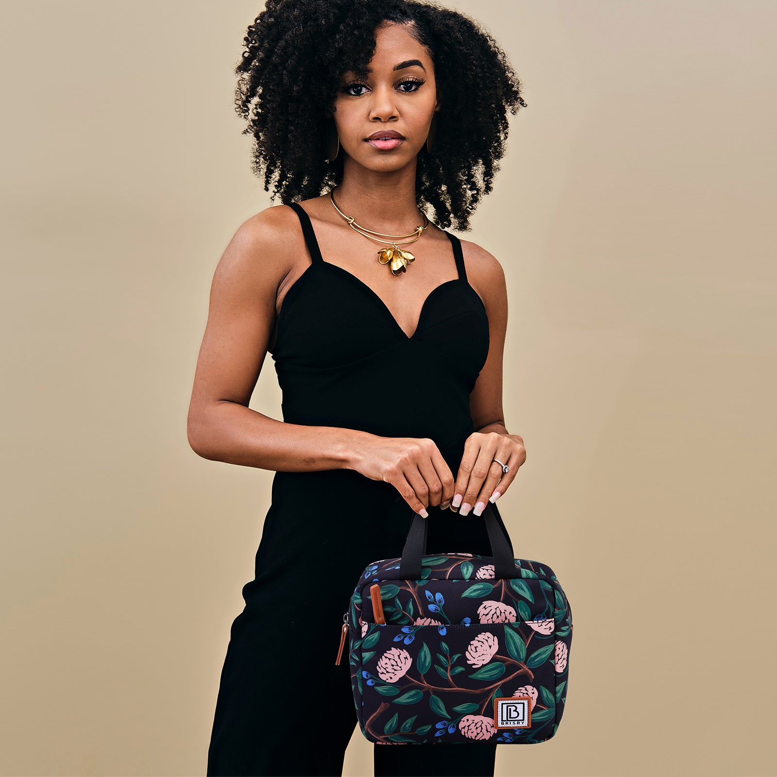Cooler bag 4L passion flower - 4-layer insulated - free cooling element