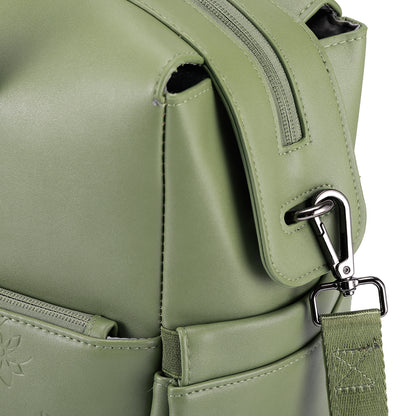 Brisby Luiertas weekendtas Venezia groen - incl. koeltas, verschoningsmat