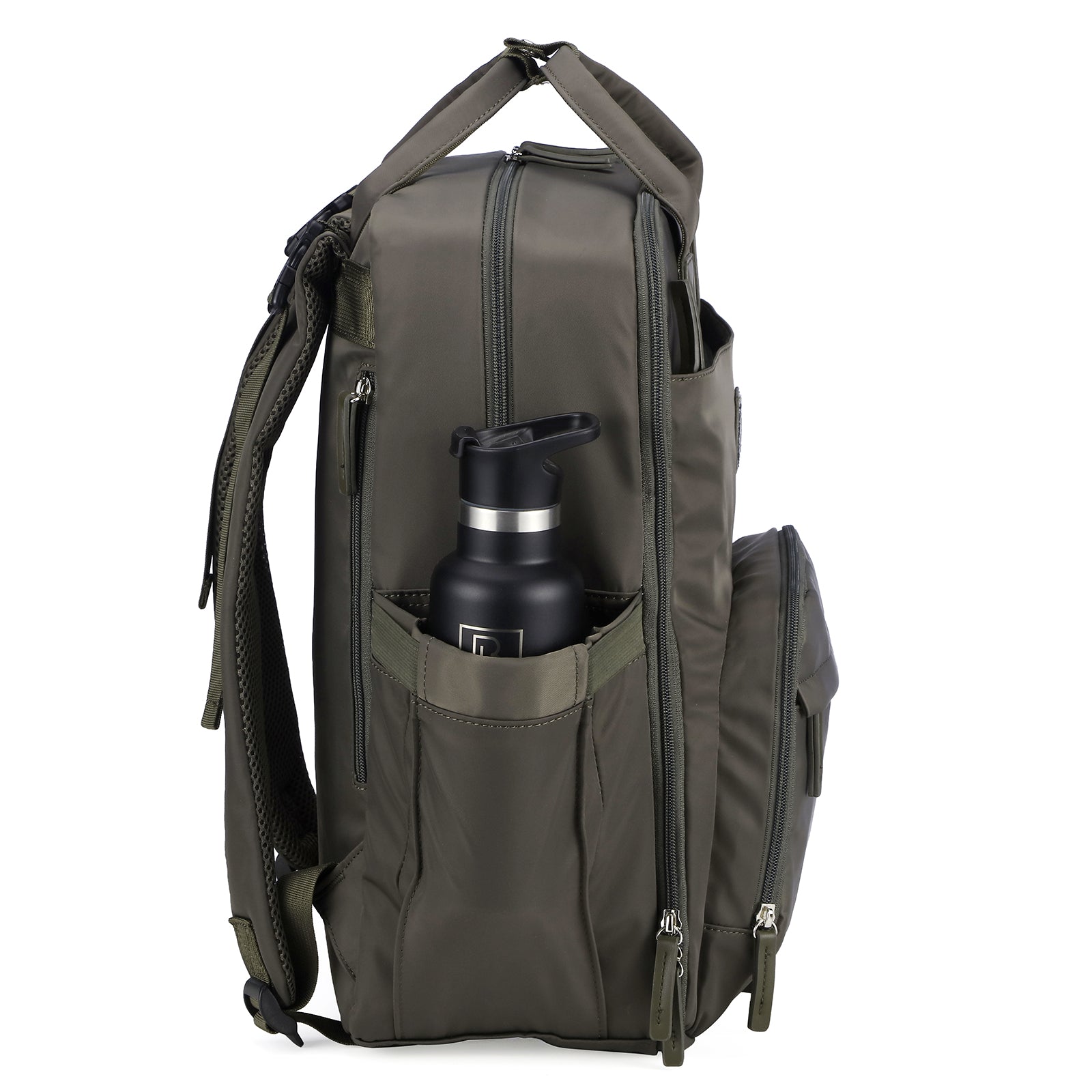 Brisby slijtvaste Luiertas – verzorgingstas – met buggymontage - Forest Green