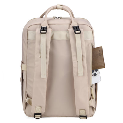 Brisby slijtvaste Luiertas – verzorgingstas – met buggymontage - Smooth Champagne