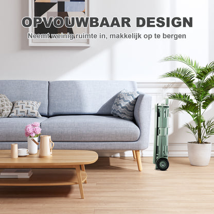 Packaway Boodschappentrolley krat XL 50L groen - incl. deksel