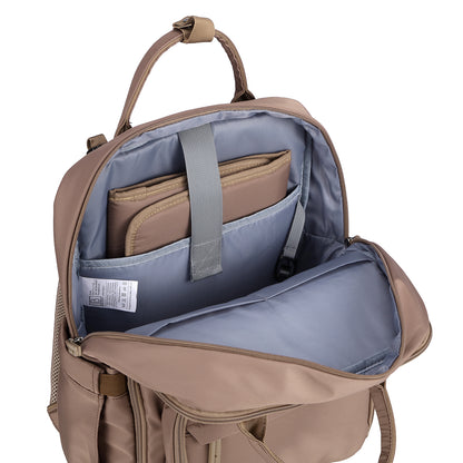 Brisby slijtvaste Luiertas – verzorgingstas – met buggymontage - Rose Gold