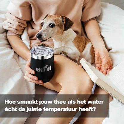 Bardi Heetwaterdispenser 2,6L set - incl. 3 thermoscups + onderzetter - instant-heating - 6 temperatuurstanden