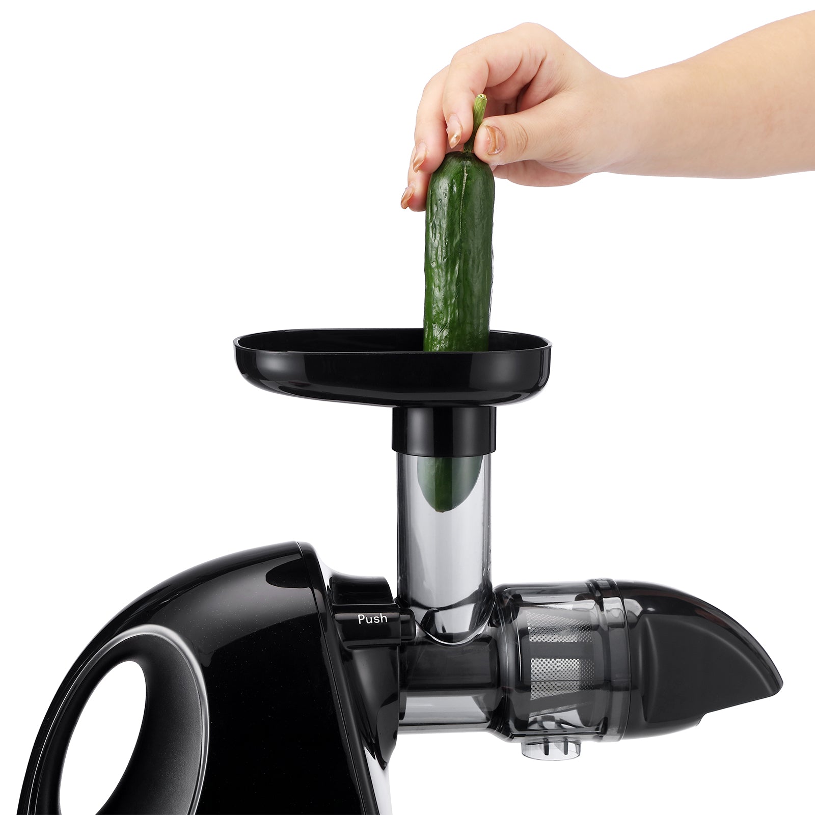 Bardi Slowjuicer zwart - 700 ml pulpreservoir - incl. schenkkan