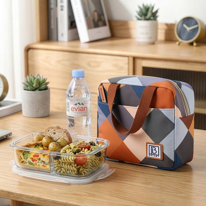 Brisby Koeltas Lunchtas 4L - Waterafstotend - Geïsoleerde Kolftas - Inclusief Koelelement - Blok