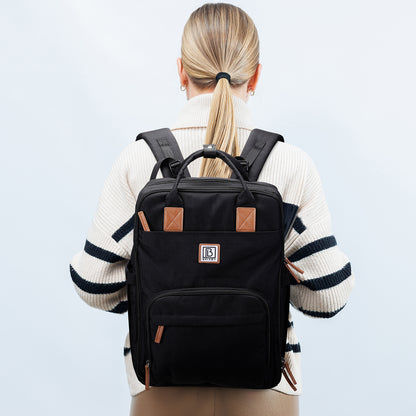 Unisex LTO rugtas zwart - Waterafstotend - laptopvak - geschikt als handbagage - levenslange garantie