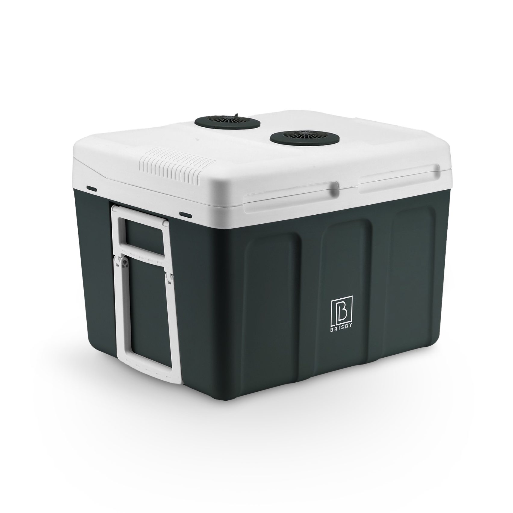 Brisby Elektrische koelbox 40L + 8L zwart set - 12V/230V - incl. koelelementen