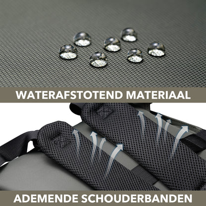 Brisby Luiertas stayopen groen - incl. buggymontage en verschoonmat