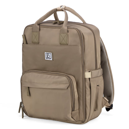 Brisby slijtvaste Luiertas – verzorgingstas – met buggymontage - Natural Greige