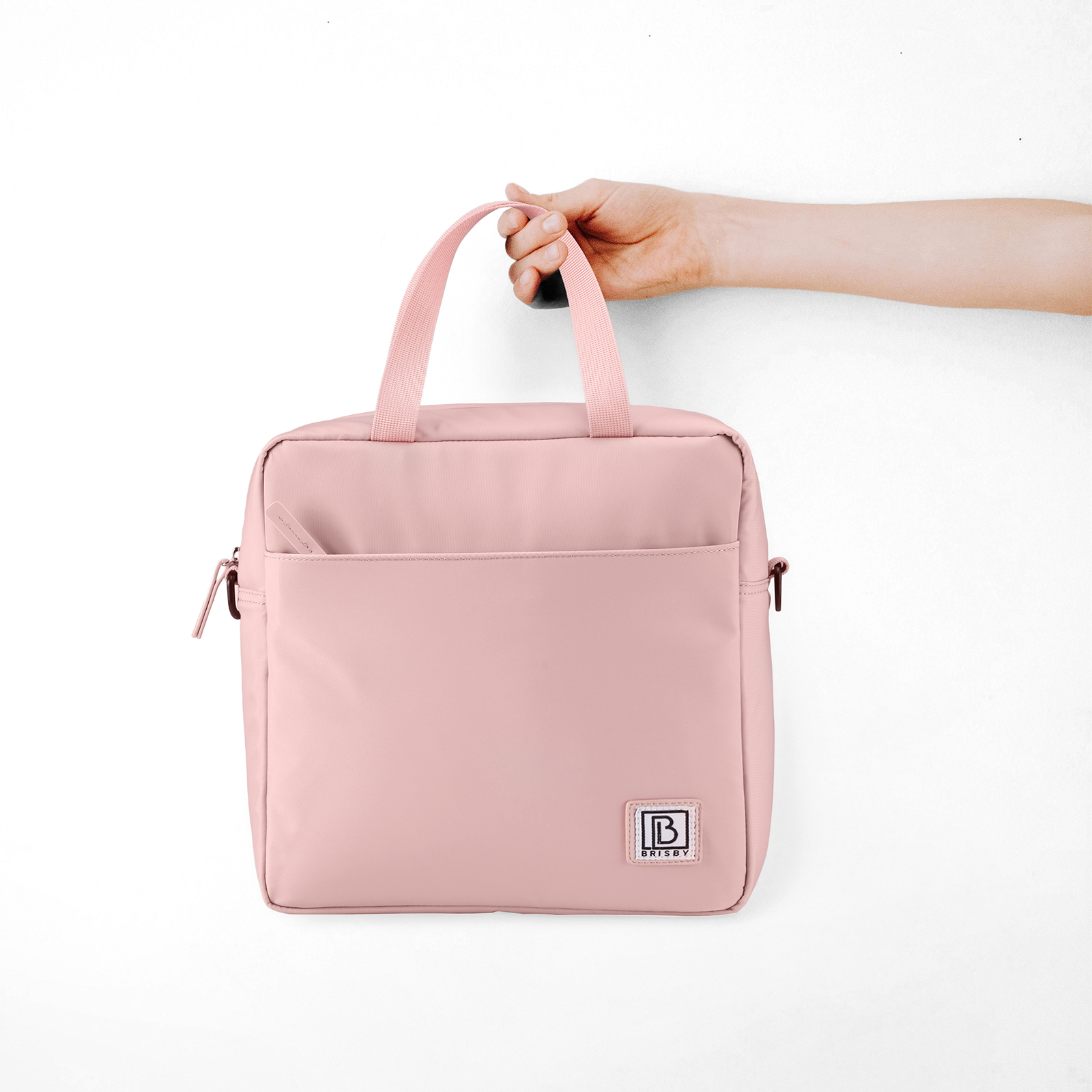 Brisby Koeltas 7L smooth pink - incl. 2 koelelementen, schouderband