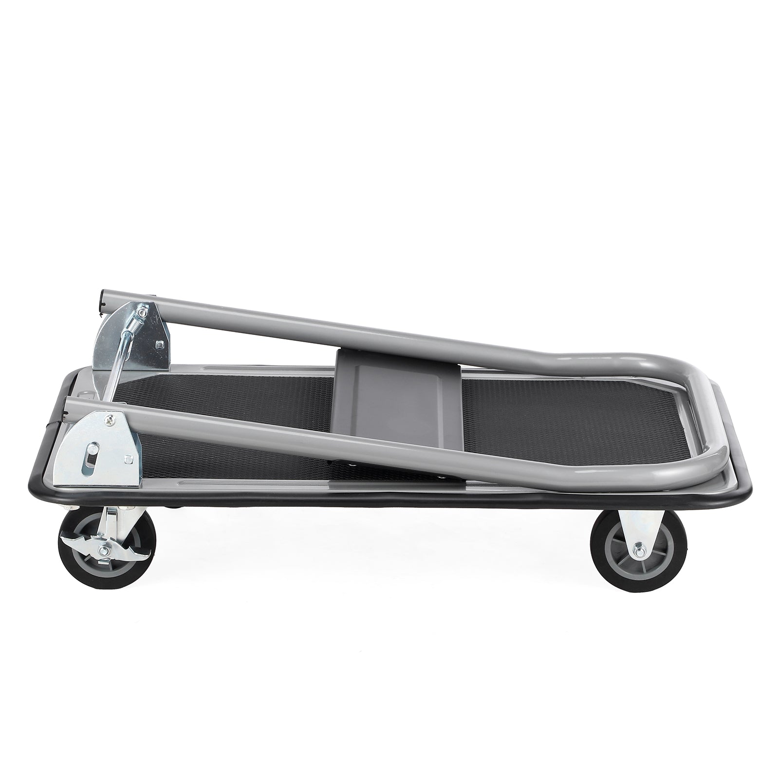 Packaway Professionele Opvouwbare Transportwagen 150 kg – Transportkar met Rem – Antislip Laadplatform – 4 Wielen