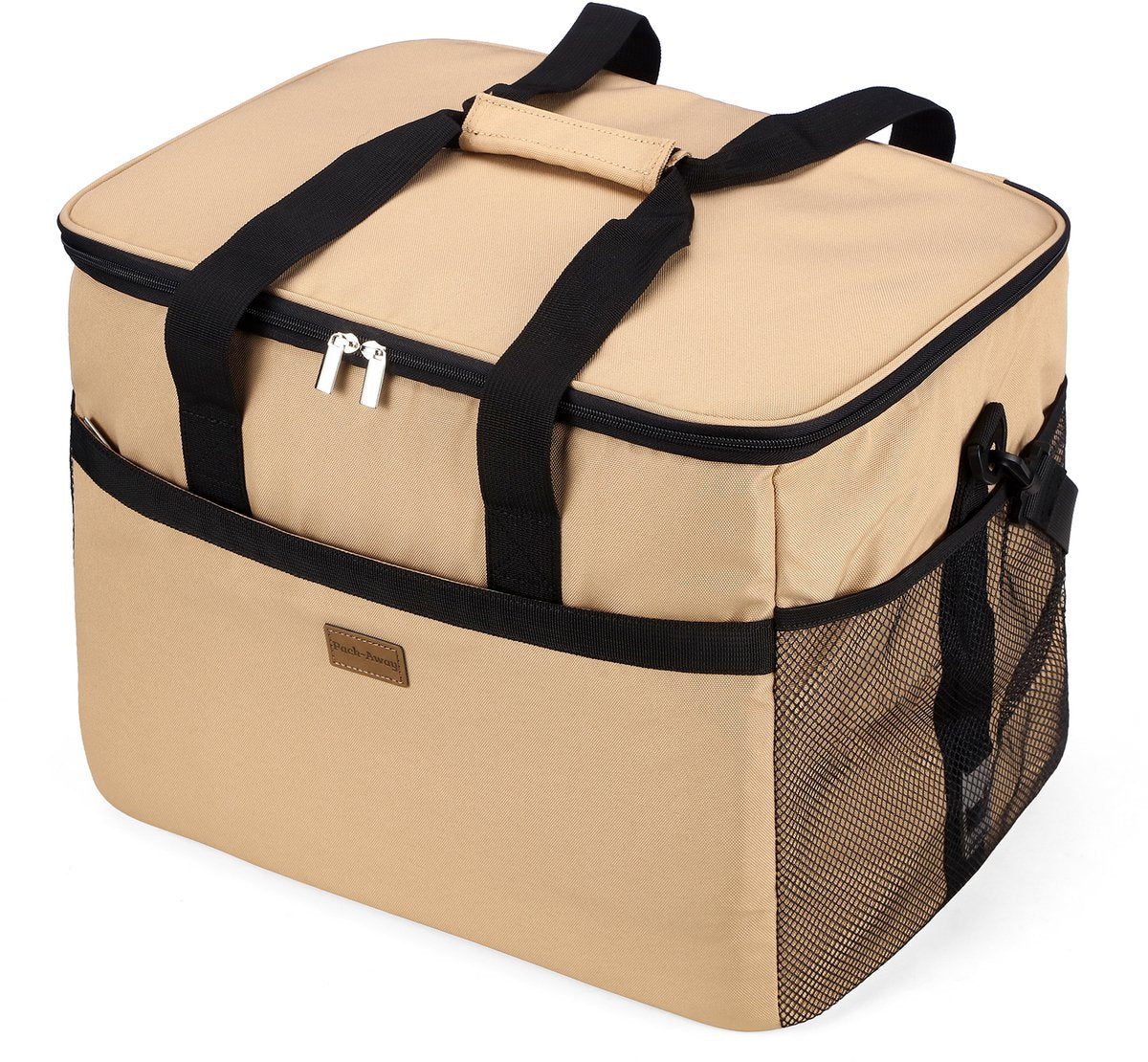 Packaway 4 Laags Geïsoleerde Lunchtas - 40 liter Koeltas - Beige