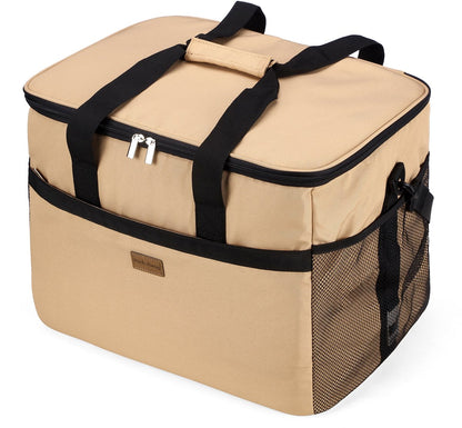 Packaway 4 Laags Geïsoleerde Lunchtas - 40 liter Koeltas - Beige