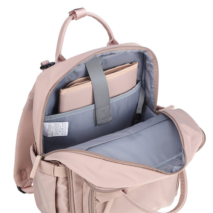 Brisby slijtvaste Luiertas – verzorgingstas – met buggymontage - Muted Rose