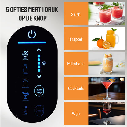 Bardi Slush Hero Slushpuppy machine 2,6L - ArcticCool compressor - fluisterstil 40 dB