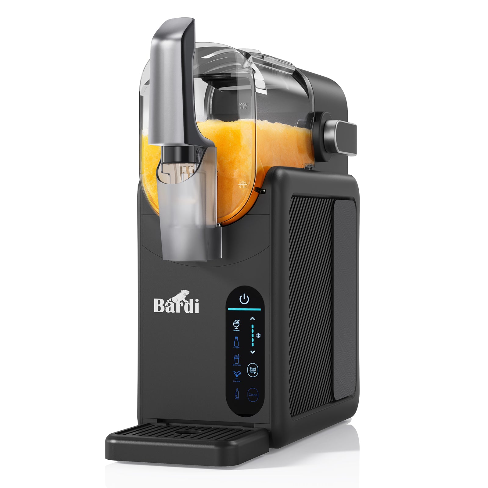 Bardi Slushmachine grijs met set cups Wit