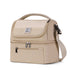 Brisby Koeltas 11 Liter - Lunchtas - Inclusief 2 Koelelementen - Dubbel Compartiment - 4-Laags Geïsoleerd - Waterafstotend - Natural Champagne