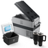 Brisby Compressor koelbox 40,5L grijs + 8L koelbox set - incl. 2x 1,2L thermosbeker
