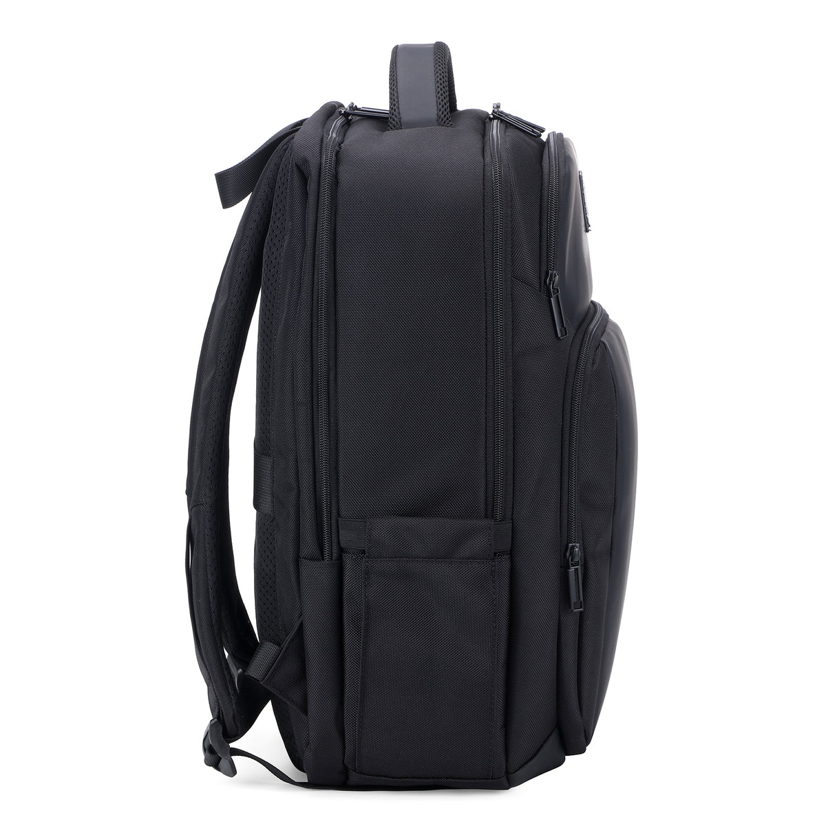 Brisby Rugzak Pro 1 – Laptoprugzak tot 15,7 inch voor Werk, School en Reizen – Waterafstotend – Met Tabletvak, Antidiefstalvak en Trolleysleeve - Zwart