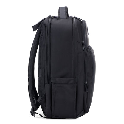 Brisby Rugzak Pro 1 – Laptoprugzak tot 15,7 inch voor Werk, School en Reizen – Waterafstotend – Met Tabletvak, Antidiefstalvak en Trolleysleeve - Zwart