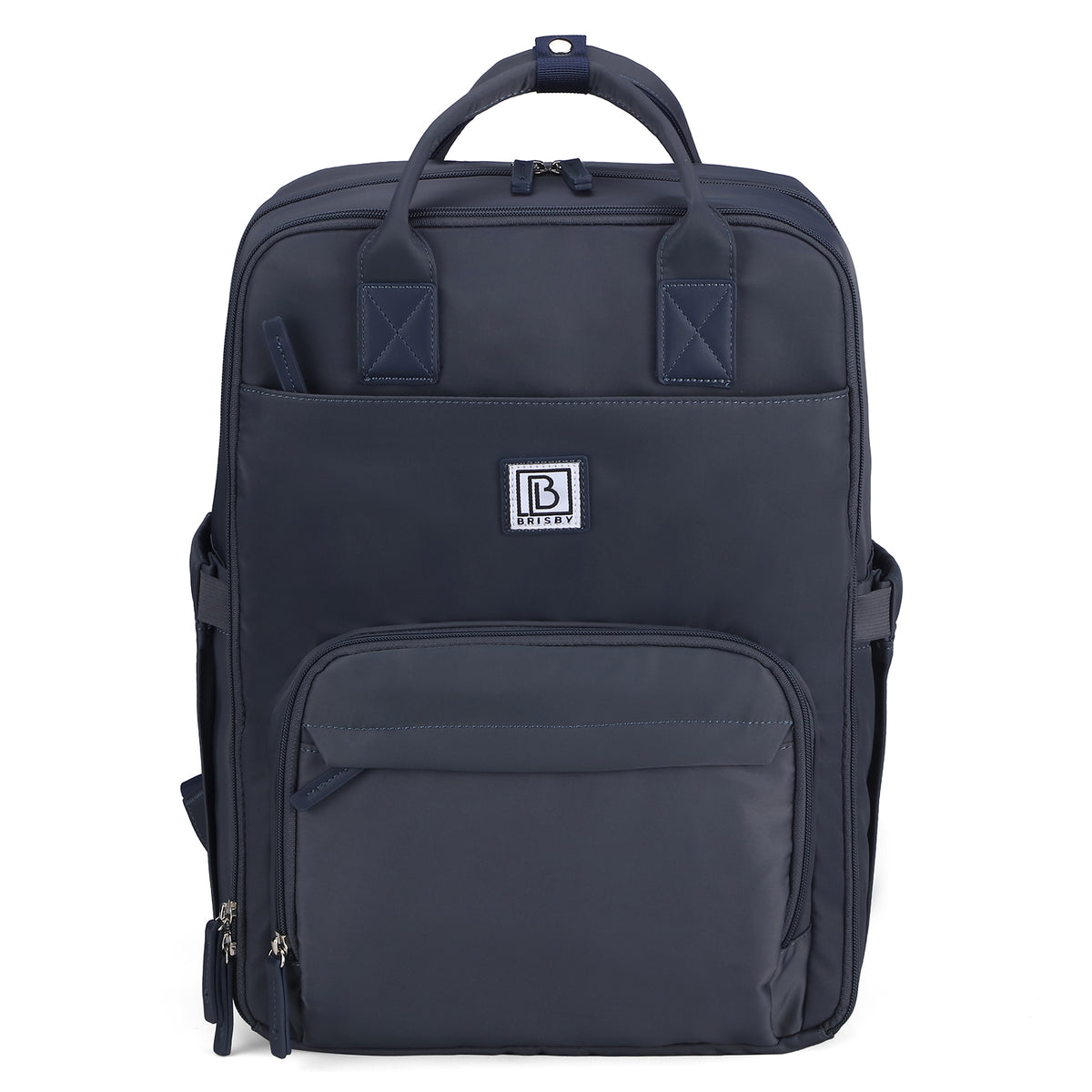 Brisby slijtvaste Luiertas – verzorgingstas – met buggymontage - Urban Blue