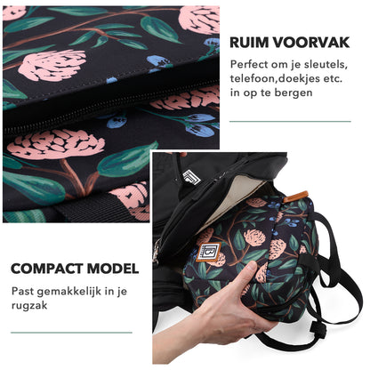 Brisby Koeltas Lunchtas 4L - Waterafstotend - Geïsoleerde Kolftas - Inclusief Koelelement - Passion Flower