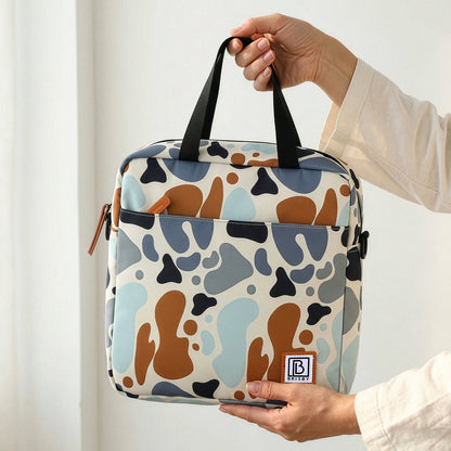 Brisby Koeltas Lunchtas 7L - Inclusief 2 Koelelementen & Schouderband - Palette