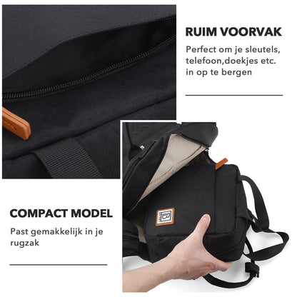 Brisby Koeltas Lunchtas 4L - Waterafstotend - Geïsoleerde Kolftas - Inclusief Koelelement - Zwart