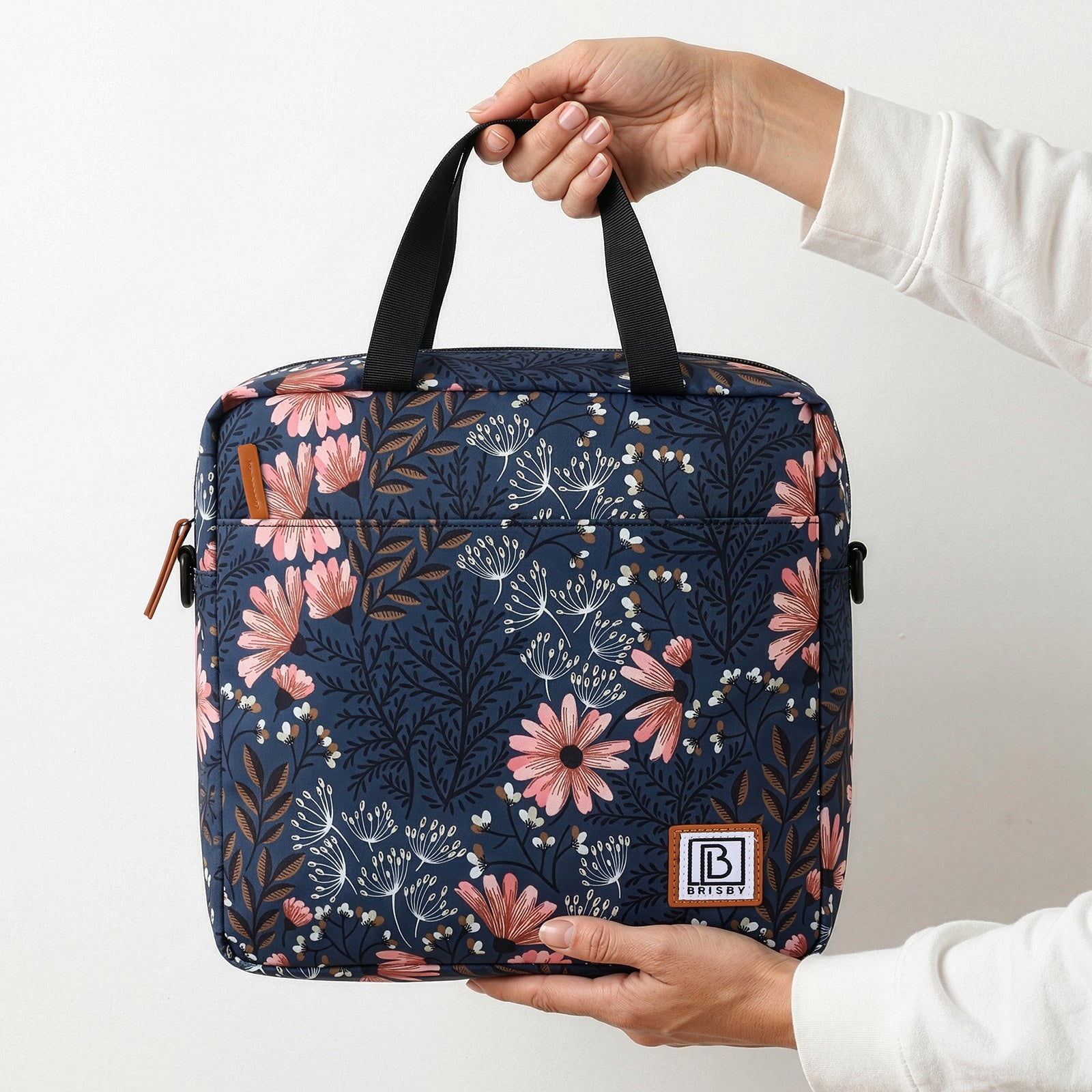 Brisby Koeltas Lunchtas 7L - Inclusief 2 Koelelementen & Schouderband - Japanese Flower