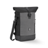 3 in 1 waterproof rolltop bicycle bag 20-26L black - 100% reflection - high visibility - bicycle bag - backpack - shoulder bag