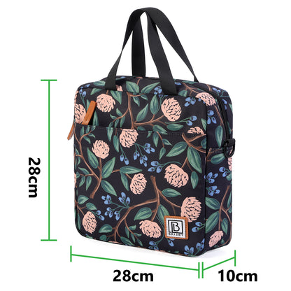 Brisby 4 Laags Geïsoleerde Koeltas - Lunchtas 7 liter - Passion Flower