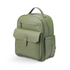 Venezia wear-resistant backpack green - PU leather - 14 inch laptop compartment - water-repellent