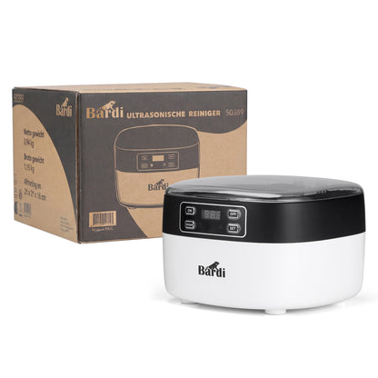 Bardi Ultrasoon reiniger 750ml  - Incl. mandje en rek
