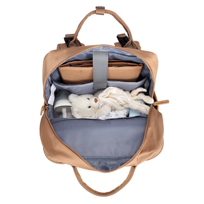 Brisby slijtvaste Luiertas – verzorgingstas – met buggymontage - True Terracotta