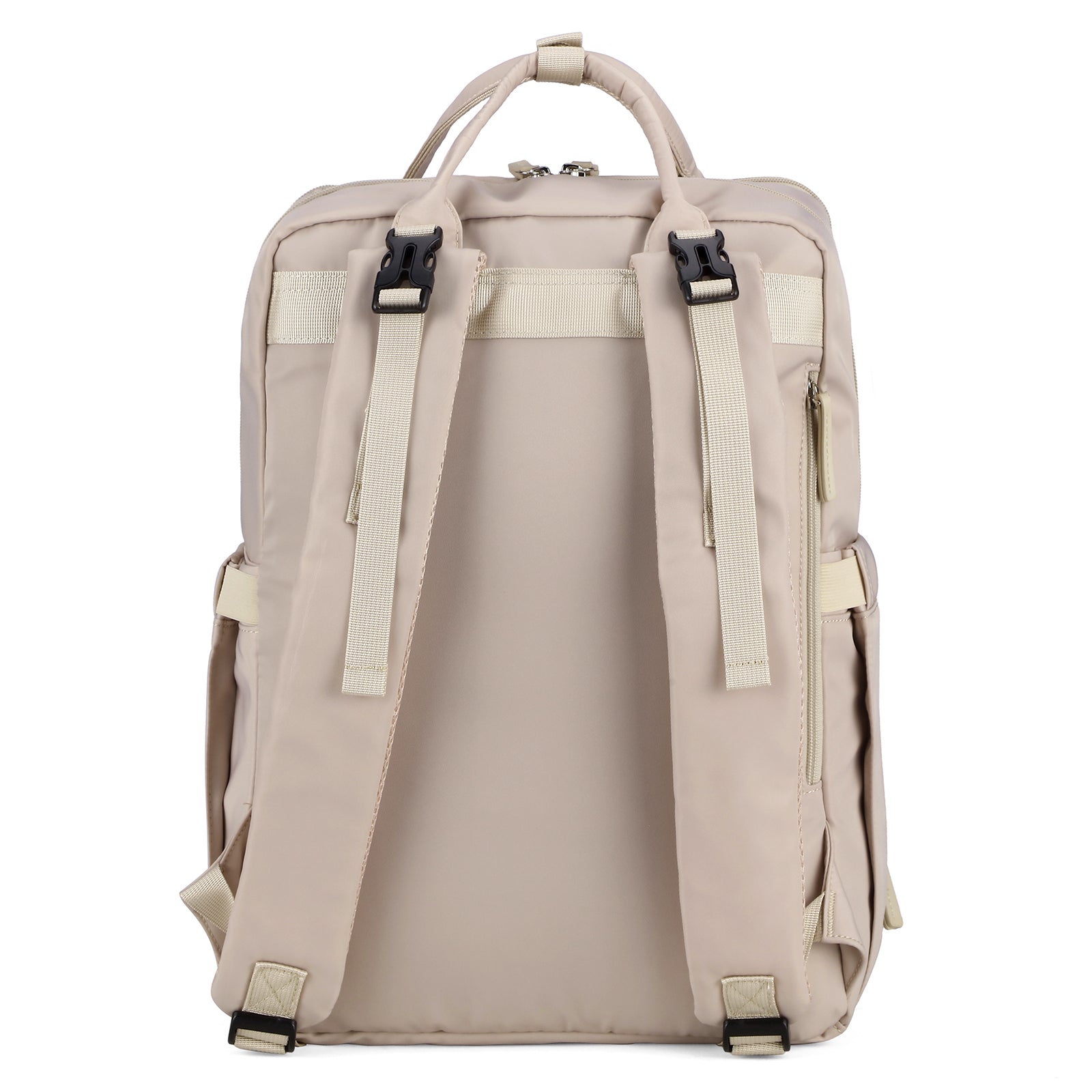 Brisby slijtvaste Luiertas – verzorgingstas – met buggymontage - Smooth Champagne