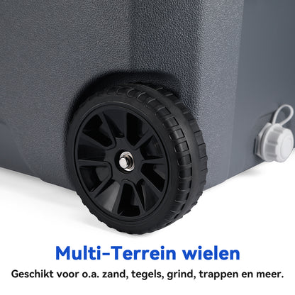 Cool box 45L grey - 3 days insulation - 4 cooling elements - temperature-safe closure