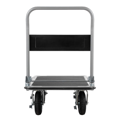 Packaway Professionele Opvouwbare Transportwagen 350 kg – Transportkar met Rubberen Luchtbanden – Rem – Antislip Laadplateau