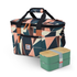 Koeltas 21L abstract colours - GRATIS mealbox - boodschappentas - 4-laags geïsoleerd - incl. 2 gratis koelelementen en schouderband