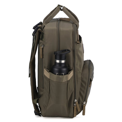Brisby slijtvaste Luiertas – verzorgingstas – met buggymontage - Olive Green
