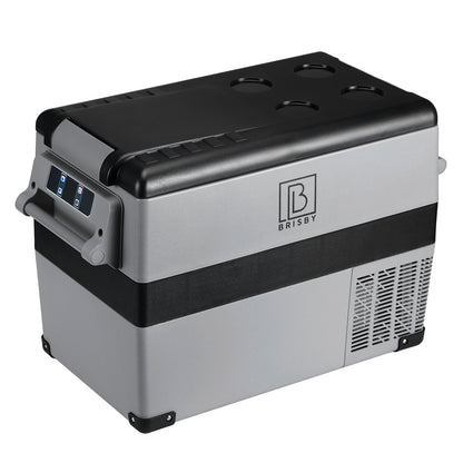 Brisby Compressor koelbox 40,5L grijs - incl. 2x 1,2L thermosbeker