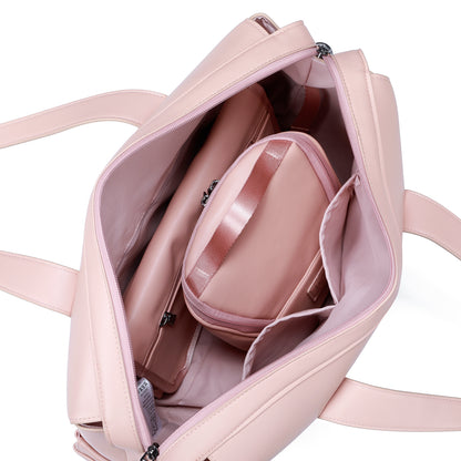 Brisby Luiertas weekendtas Venezia roze - incl. koeltas, verschoningsmat