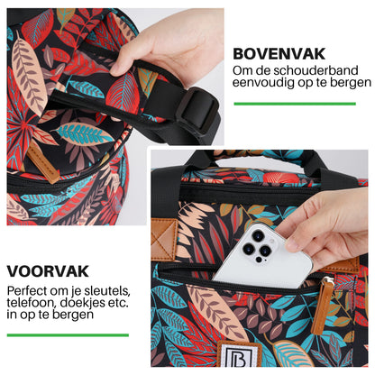 Brisby Koeltas 21L jungle set - incl. mealbox, 2 koelelementen, schouderband