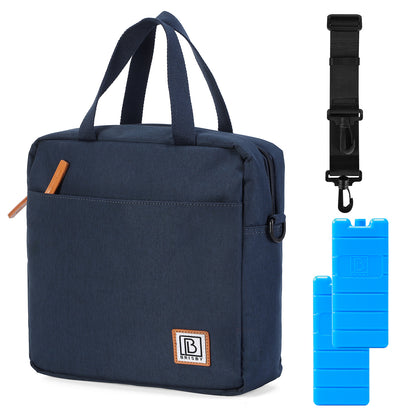 Brisby 4 Laags Geïsoleerde Koeltas - Lunchtas 7 liter - Blauw