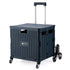 Packaway Boodschappentrolley krat XL 50L blauw - incl. trapwielen, deksel