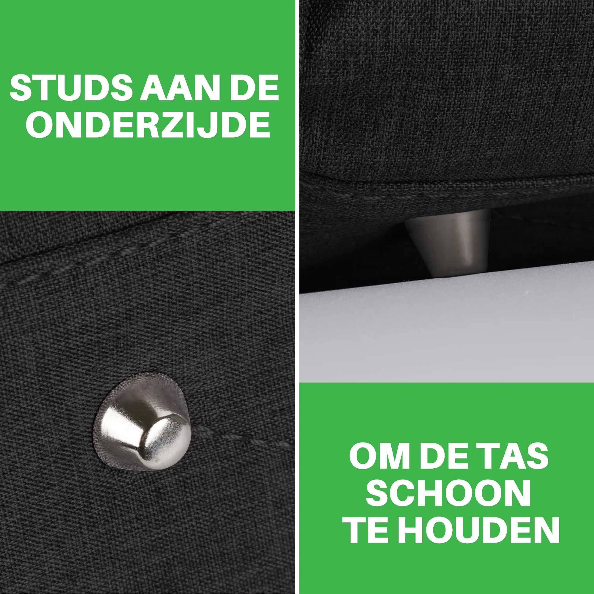 Brisby Luiertas duffel zwart - incl. verschoonmat, isoleervakken en speenhouder